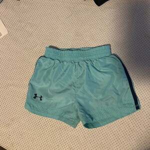 Under Armour girls Play Up 3.0 Shorts in Mint Green